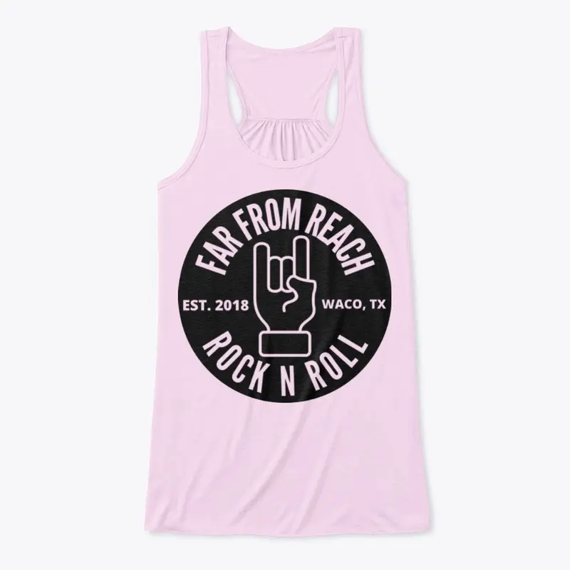 FFR LADIES PINK ROCK N ROLL TANK